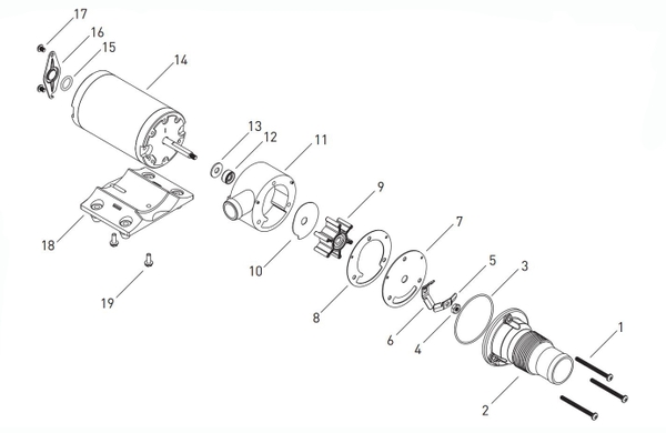 máy bơm nước thải 12v