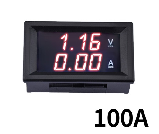 Mạch Đo Volt Ampe DC0-100V 50A Led Đỏ