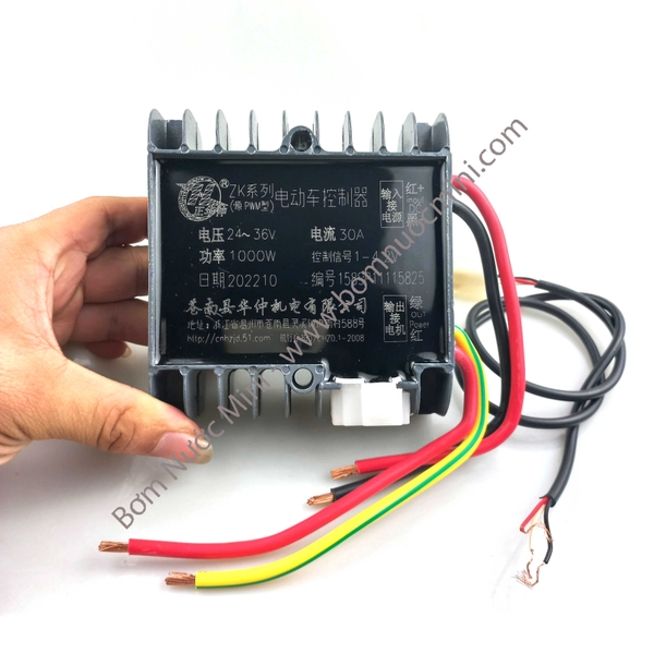 Điều Khiển Động Cơ Chổi Than 24V36V 1000W Bơm Nước Mini 