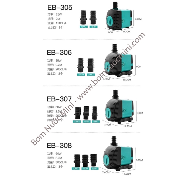 Máy Bơm Chìm 220V EB-308