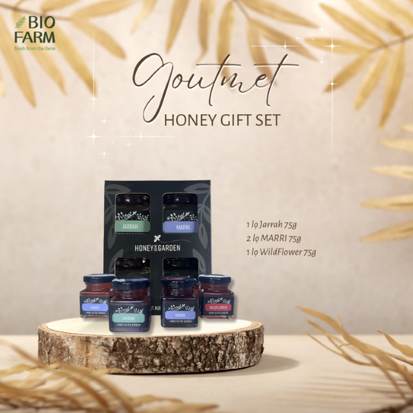 GOUTMET HONEY Gift Set - Set 4 lọ Mật ong 75g