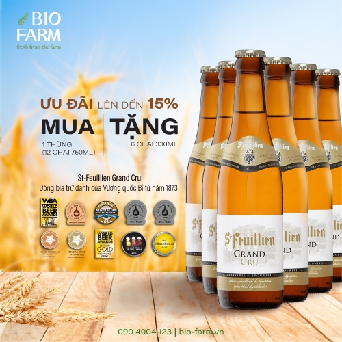 BIA GRAND CRU BỈ 750ml - MUA 1 TẶNG 6