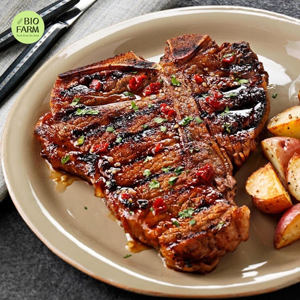 Black Angus Úc sườn chữ T - T-Bone (Short loin)