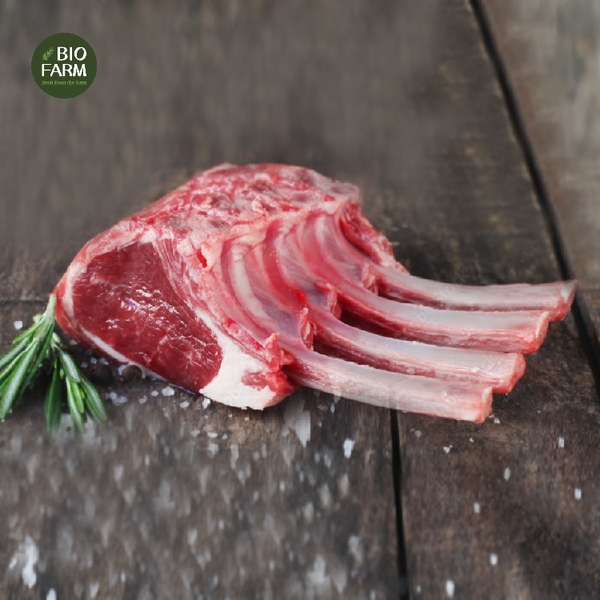 Sườn Cừu cắt kiểu Pháp New Zealand (Lamb Rack Frenched Cap Off)