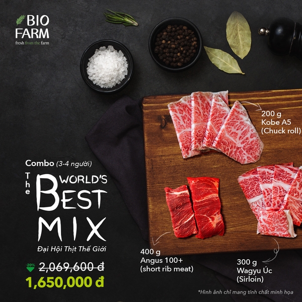 The World's Best Mix - Đại Hội Thịt Thế Giới (3-4 người)