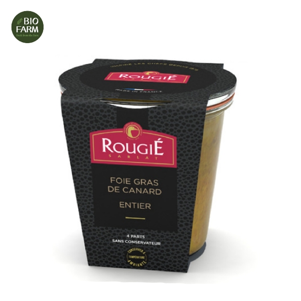 Pate gan ngỗng Rougie Foie Gras De Canard Entier 180g