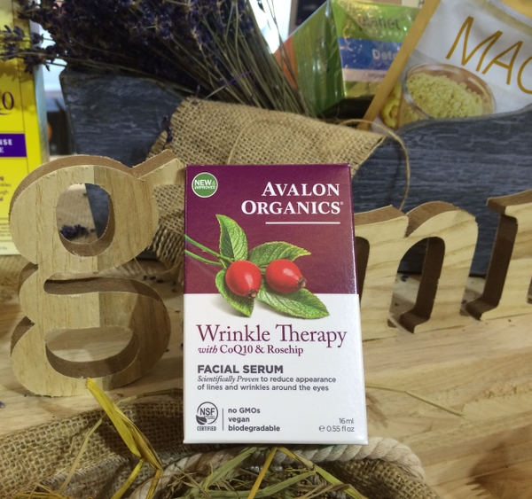 Avalon Organics - Wrinkle Therapy Facial Serum with CoQ10 & Rosehip