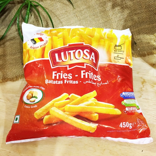 Khoai tây_Potato Chips Lutosa 450g (Sợi to)