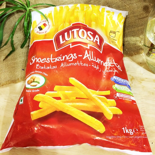 Khoai tây_Potato Chips Lutosa 1kg (Sợi nhỏ)