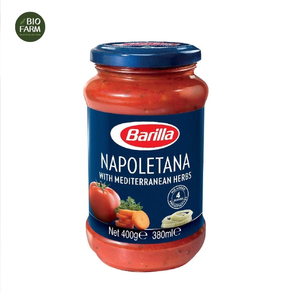 Sốt cà chua Ý Barilla Napoletana 400g - BioFarm