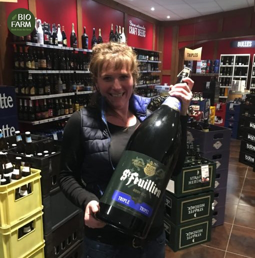 Bia chai St-Feuillien Triple 9L