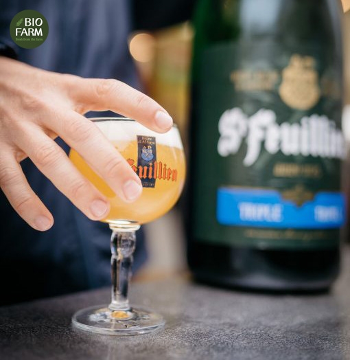 Bia chai St-Feuillien Triple 3L