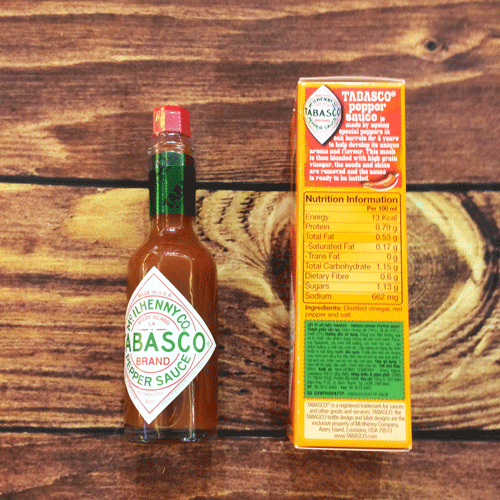 Sốt ớt đỏ Tabasco Mỹ