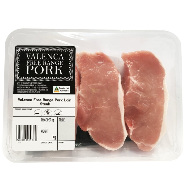 Free-Range Pork Loin Steak 3steaks - Thăn heo (Chăn thả tự nhiên)