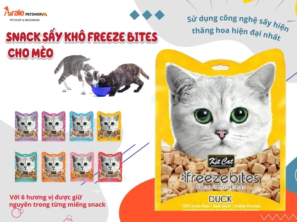 SNACK SẤY KHÔFREEZE BITES CHO MÈO