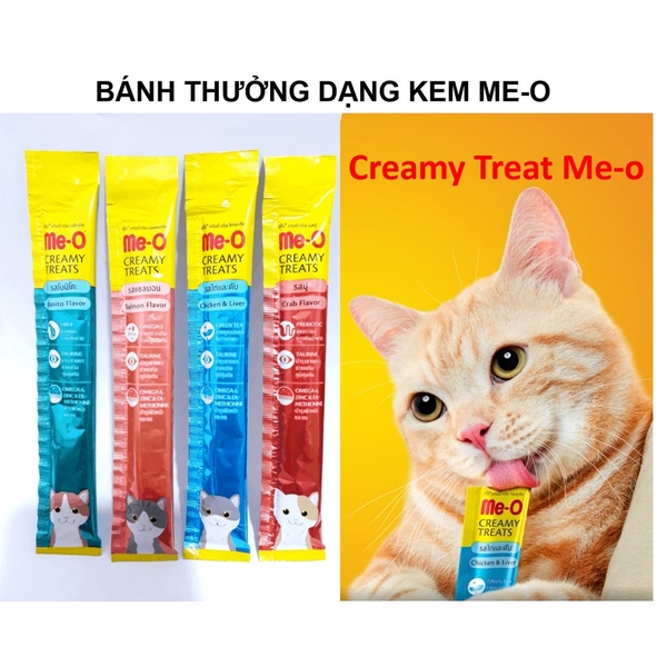 SÚP THƯỞNG ME-O CREAM TREATS CHO MÈO