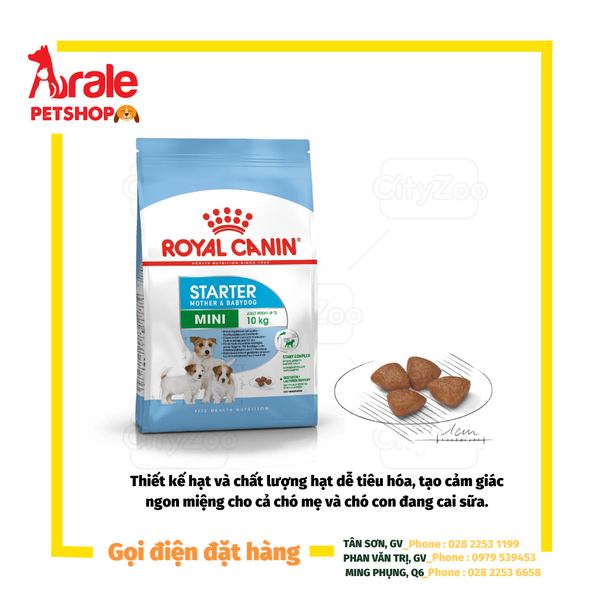 Pet Royal Canin Puppy Mini 10kg Mother And Royal Canin Starter