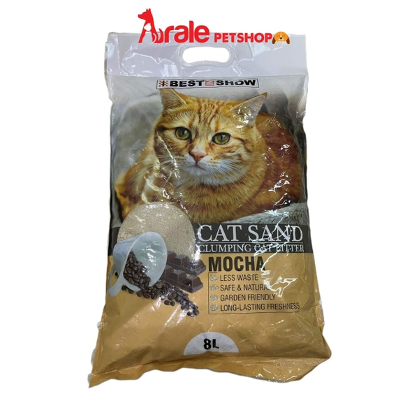 CÁT VỆ SINH CHO MÈO CAT SAND BEST IN SHOW 8L