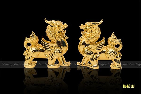 “Cơn sốt” tượng tỳ hưu mạ vàng 24K cỡ nhỏ