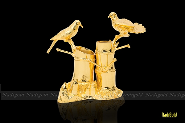 Biểu tượng cúp chim mạ vàng 24k