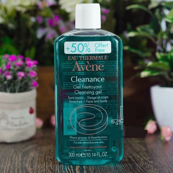 Gel rửa mặt Avene Cleansing đặc trị nhờn mụn
