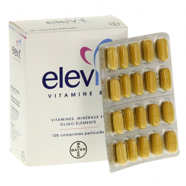 Thuốc bổ cho bà bầu Elevit Vitamin B9 Pháp