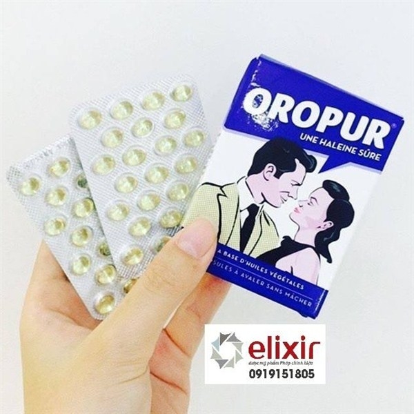 Viên Thơm Miệng Oropur dịu mát đẳng cấp