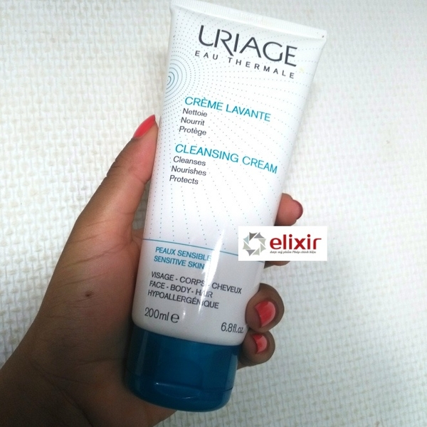 Tắm gội Uriage Creme Lavente 200ml dưỡng da êm dịu