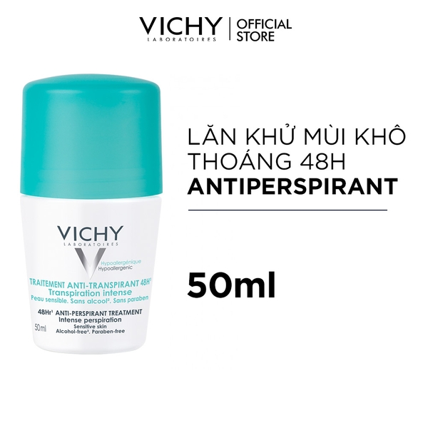 Lăn khử mùi Vichy Deodorant Anti Transpirant 48h