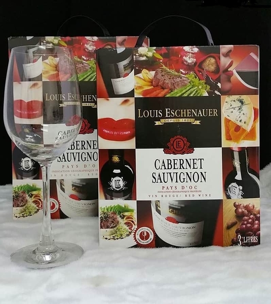 Rượu vang bịch Louis Eschenauer dung tích 3 lít