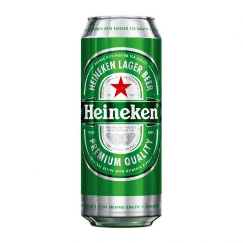 Bia Heineken Hà Lan 5% – Lon Cao 500ml – Thùng 24 Lon