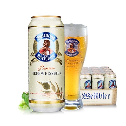 Bia Valentins Weibbier Premium Hefeweissbier – lon 500ml