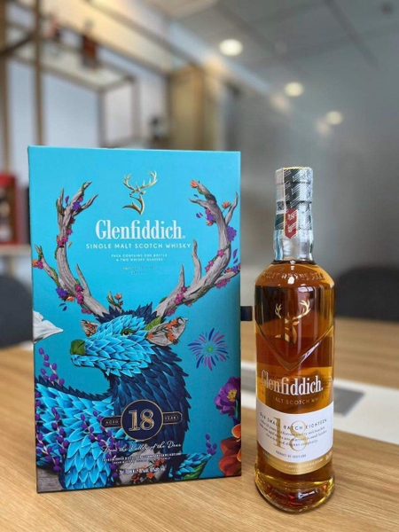 Rượu glenfiddich 18 Hộp quà tết 2024-Hàng nhập khẩu giá tốt nhất