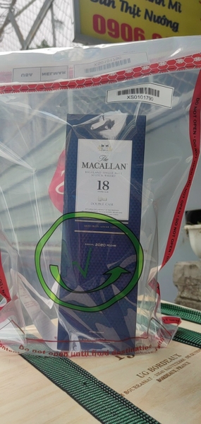 Rượu macallan 18 xách tay