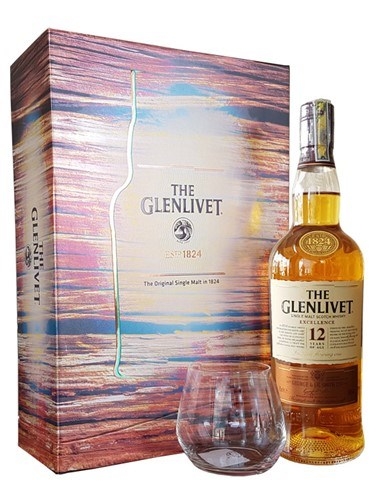 RƯỢU GLENLIVET 12 NĂM HỘP QUÀ 2017 (750ML / 40%) Speyside Single Malt Scotch Whisky