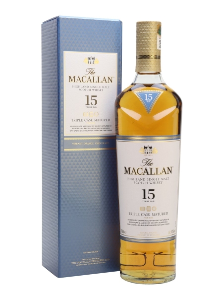 Rượu Macallan 15 Triple Cask giá bao nhiêu?