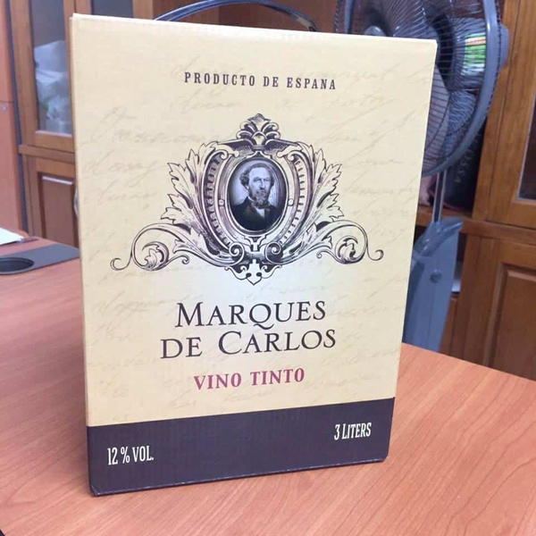Rượu vang Bịch Marques De Carlos 3L