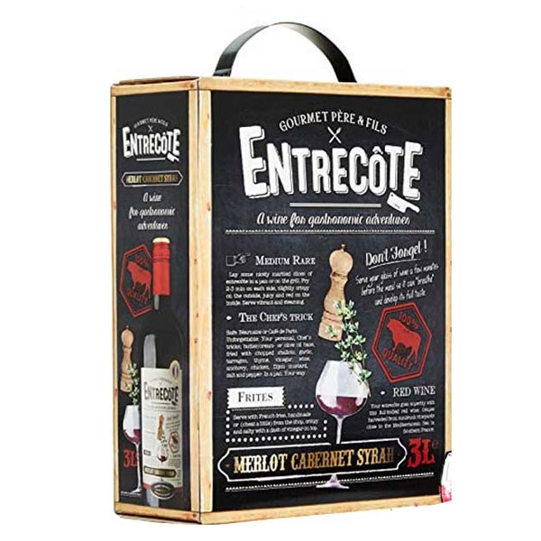 Rượu Vang Bịch Entrecote 3L