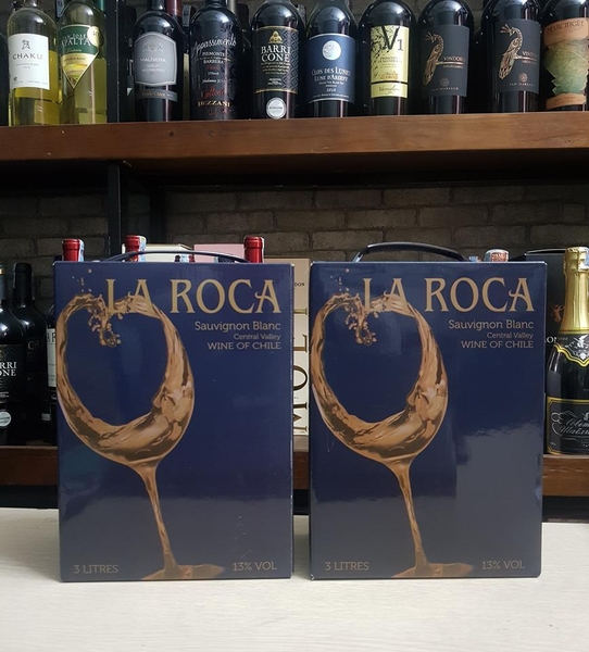 Rượu Vang trắng La Roca Sauvignon Blanc bịch 3L