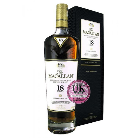 RƯỢU MACALLAN 18 YEARS OLD UK 0,7l