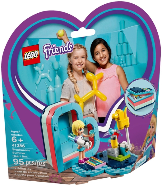 41386 LEGO Friends Stephanie's Summer Heart Box Hộp trái tim mùa