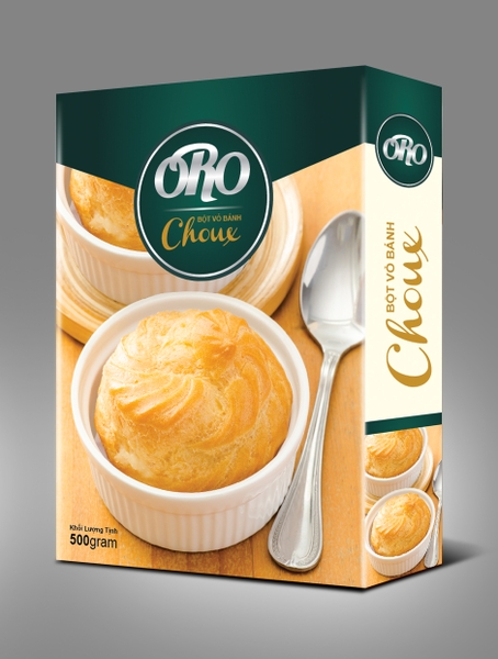 Bột trộn vỏ bánh Su ORO - hộp 500gr