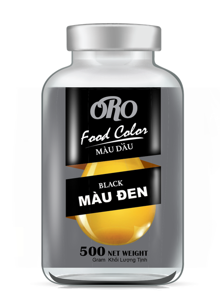 Màu Đen 500 gr - Black (đậm đặc)