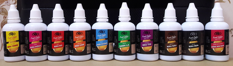 Bộ 10 chai - Màu dầu ORO chai 50gr