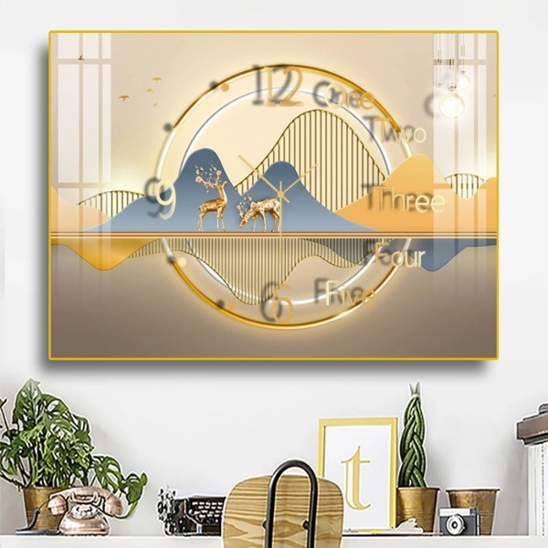 ft120047 - Đồng hồ treo tường tráng gương làm theo yêu cầu. Đồng hồ treo tường tráng gương làm theo yêu cầu