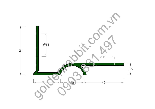 NẸP CHỈ NGẮT NƯỚC DL1310