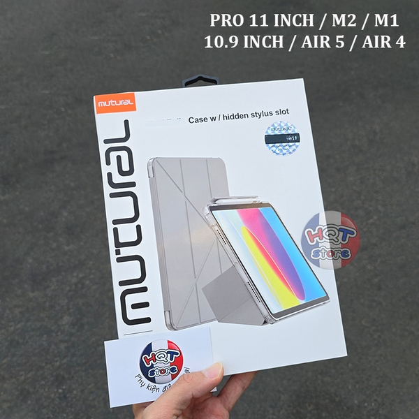 Bao da trong suốt Mutural Armor Case iPad Pro 11 / Air 5 4 10.9 M1 M2