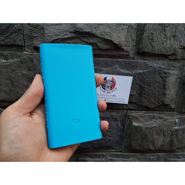 Bao silicon pin dự phòng Xiaomi 10000mah Gen 3 Pro / 3 / 2S / 2