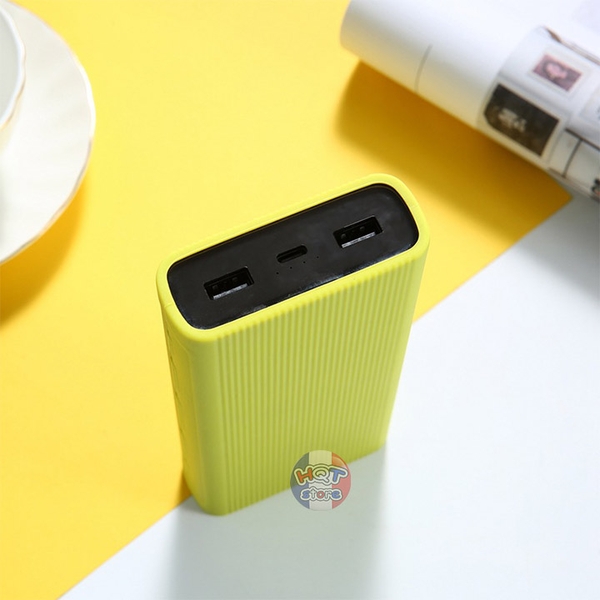 Bao silicon pin sạc dự phòng Xiaomi 20000mah Gen 3 / Gen 3 Pro