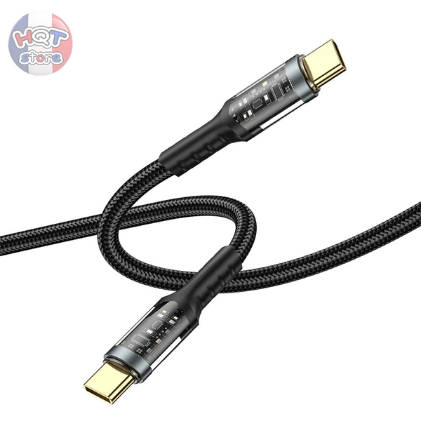 Cáp sạc nhanh 100W C to C WiWU Geek Series Wi-C106 Fast Charging Cable